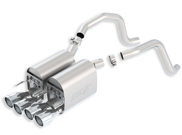 Borla S Type II Axle-Back Exhaust for 2005-2008 C6 Corvette 11815