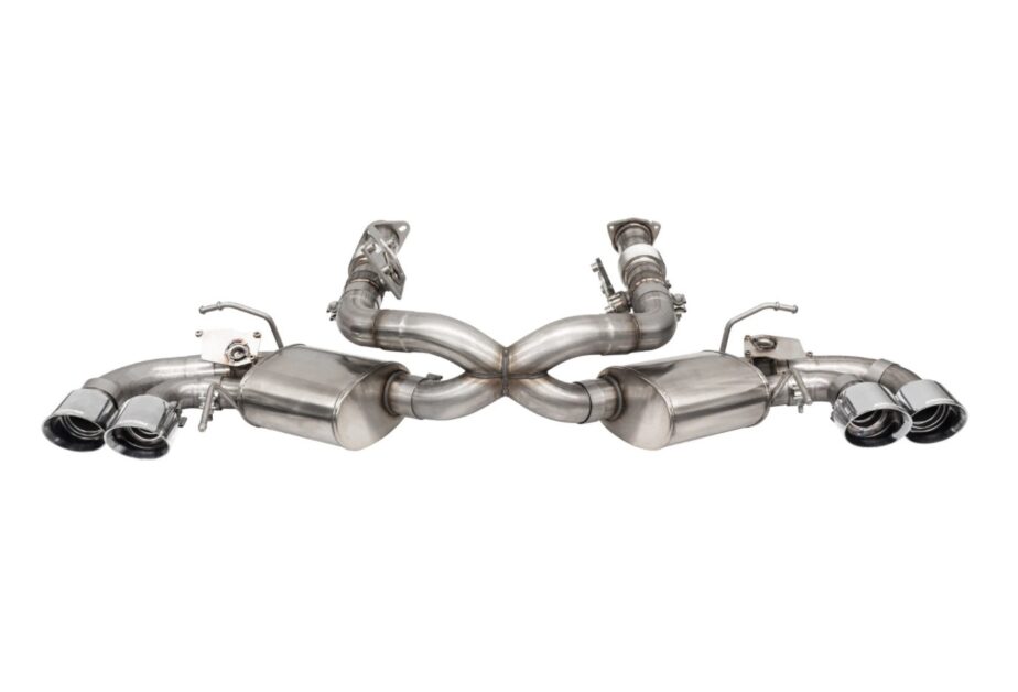 Corsa C8 Variable Exhaust With 4 Valves NPP Plus AFM Polished Tips 21100