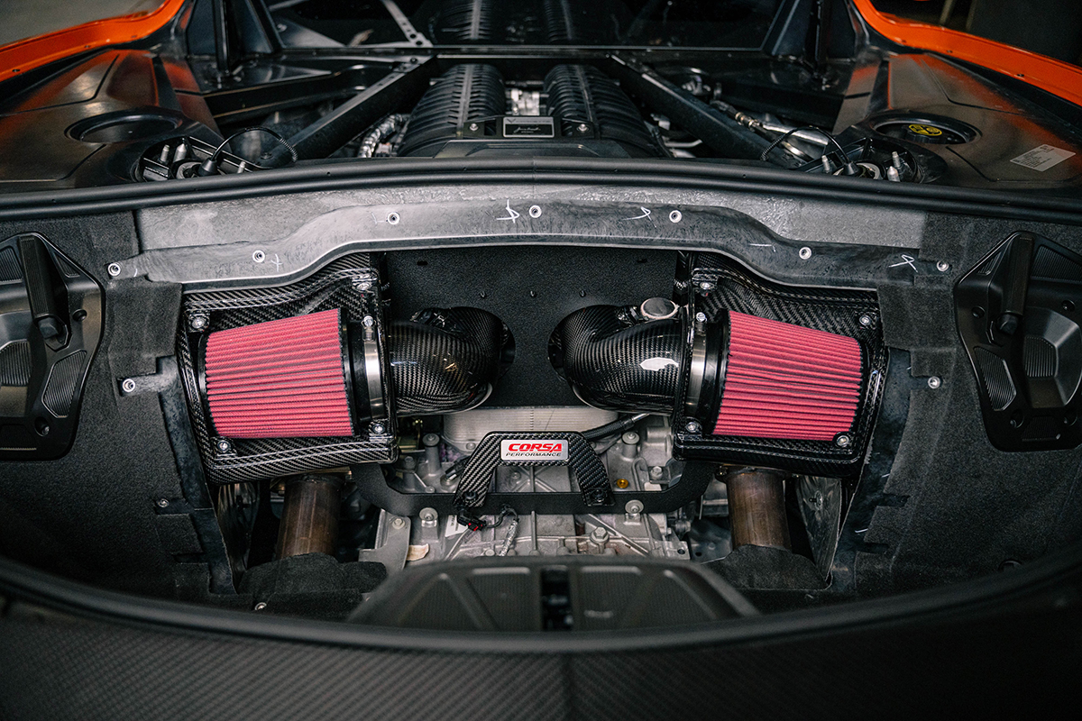 Corsa Air Intake for C8 Z06 in Carbon Fiber 44012D - Image 4