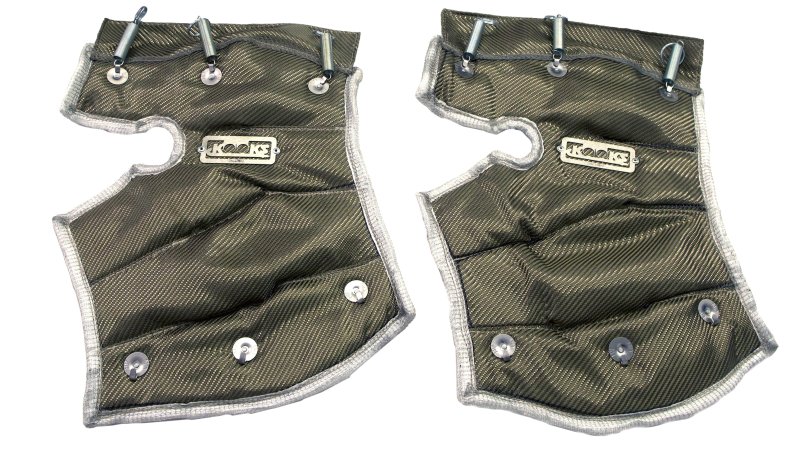 KOOKS HEAT SHIELD BLANKETS FOR ULTRA-GREEN CONNECTIONS 2020 C8 CORVETTE. SOLD AS PAIR 218033B2